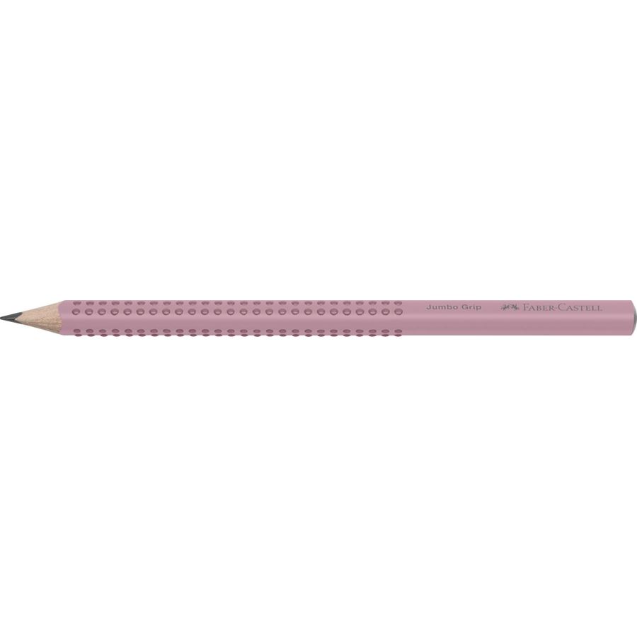 Faber-Castell - Crayon graphite Jumbo Grip, B, rose shadows