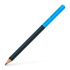 Faber-Castell - Crayon graphite Jumbo Grip Two Tone noir/blue