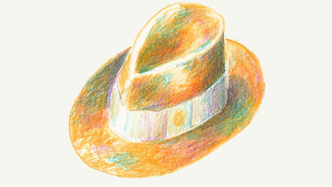 Drawing of a hat.