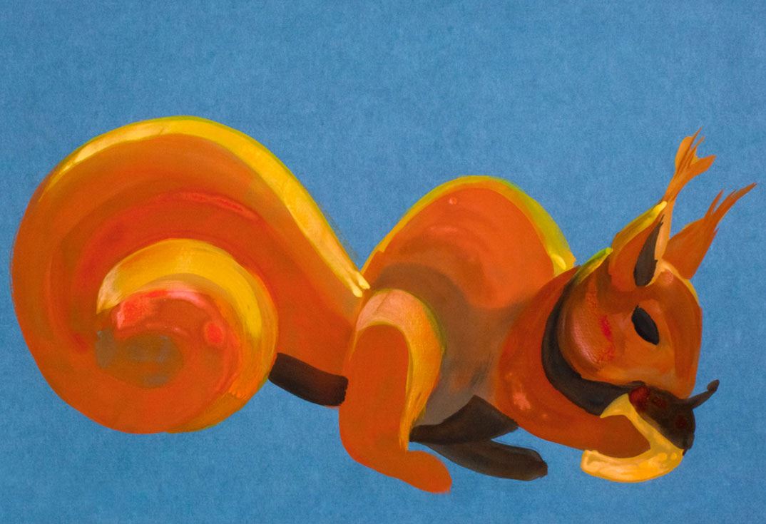 Painting of a Squirrel