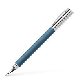 Faber-Castell - Stylo-plume Ambition bleu M