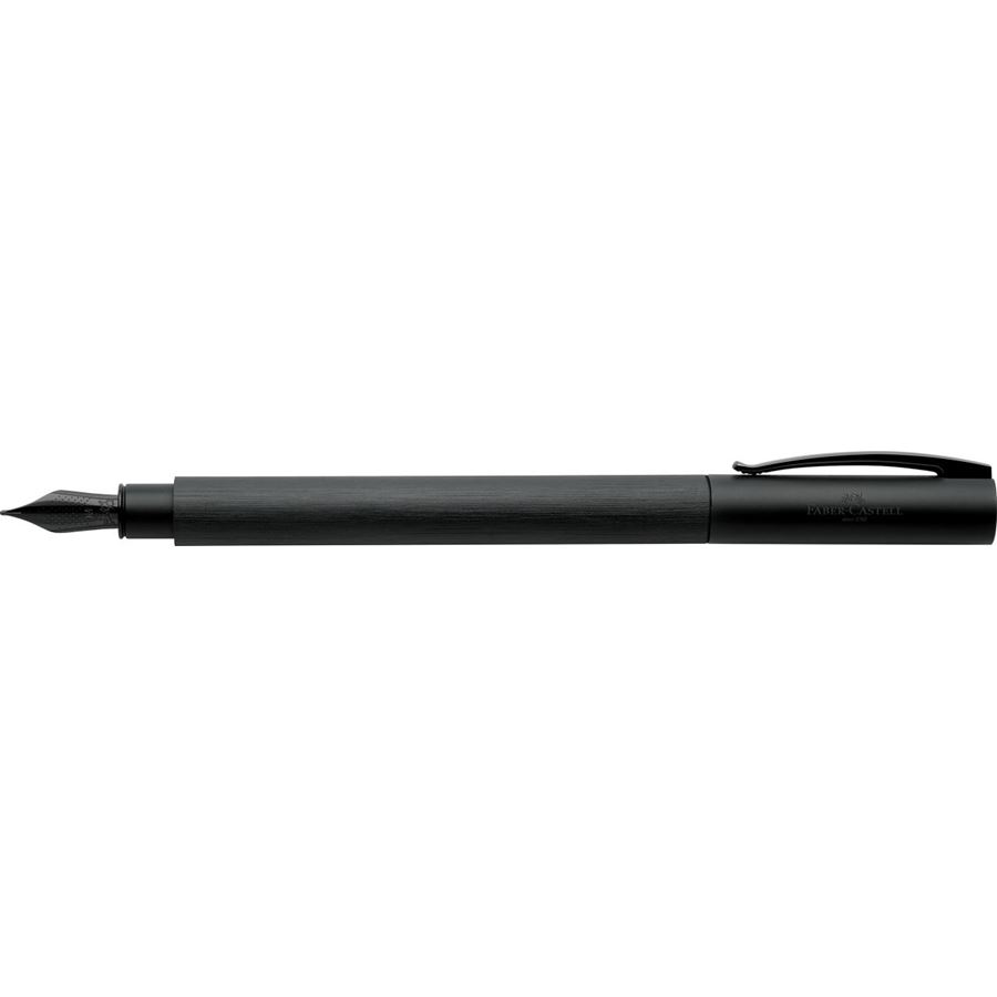 Faber-Castell - Stylo-plume Ambition All Black F