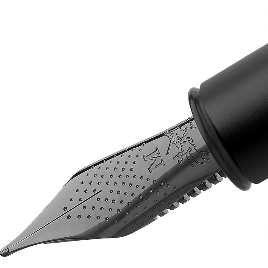 Faber-Castell - Stylo-plume Ambition All Black F