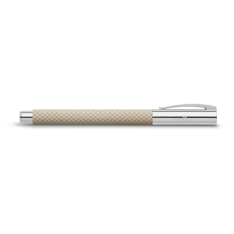 Faber-Castell - Stylo-plume Ambition OpArt White Sand F