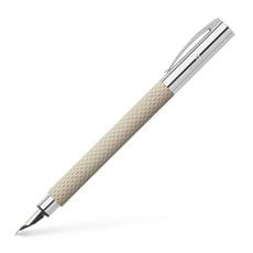 Faber-Castell - Stylo-plume Ambition OpArt White Sand EF