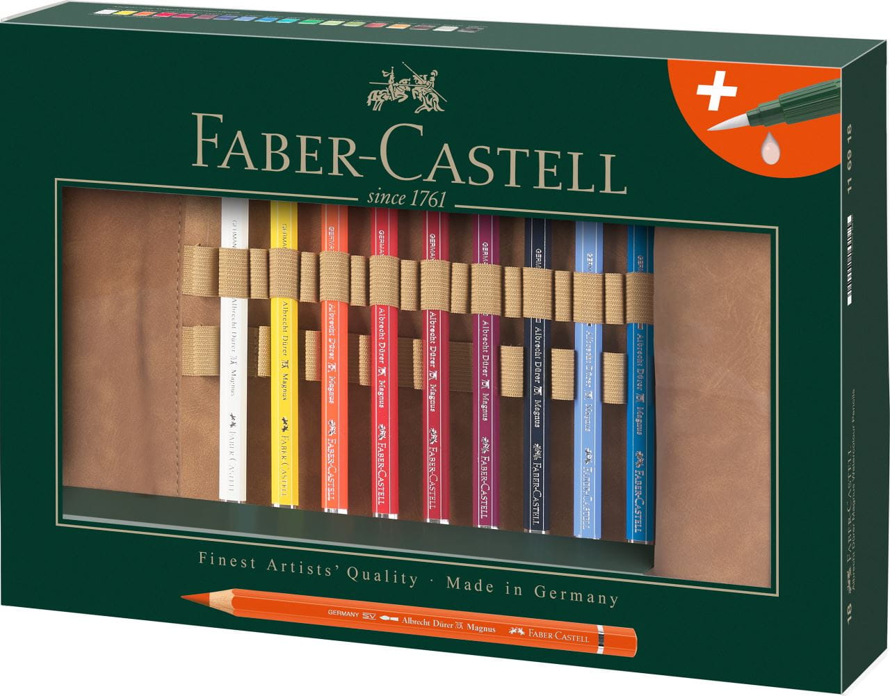 Faber-Castell - Crayons aquarellables Albrecht Dürer Magnus, boîte-rouleau