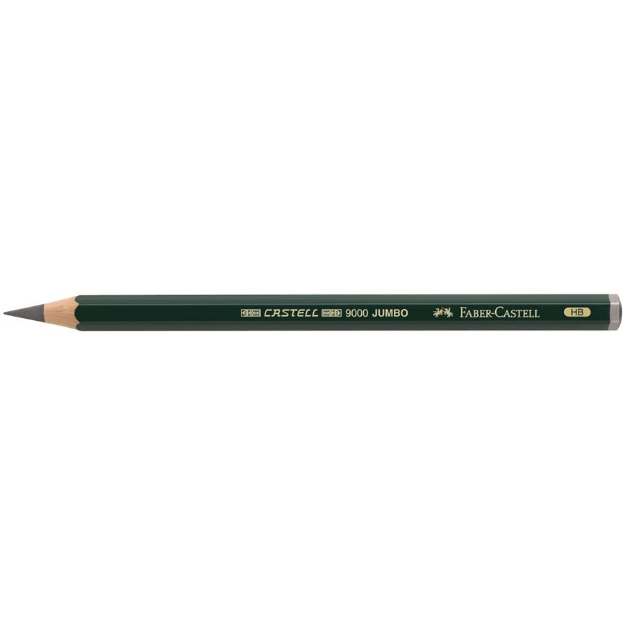 Faber-Castell - Crayon graphite Castell 9000 Jumbo HB