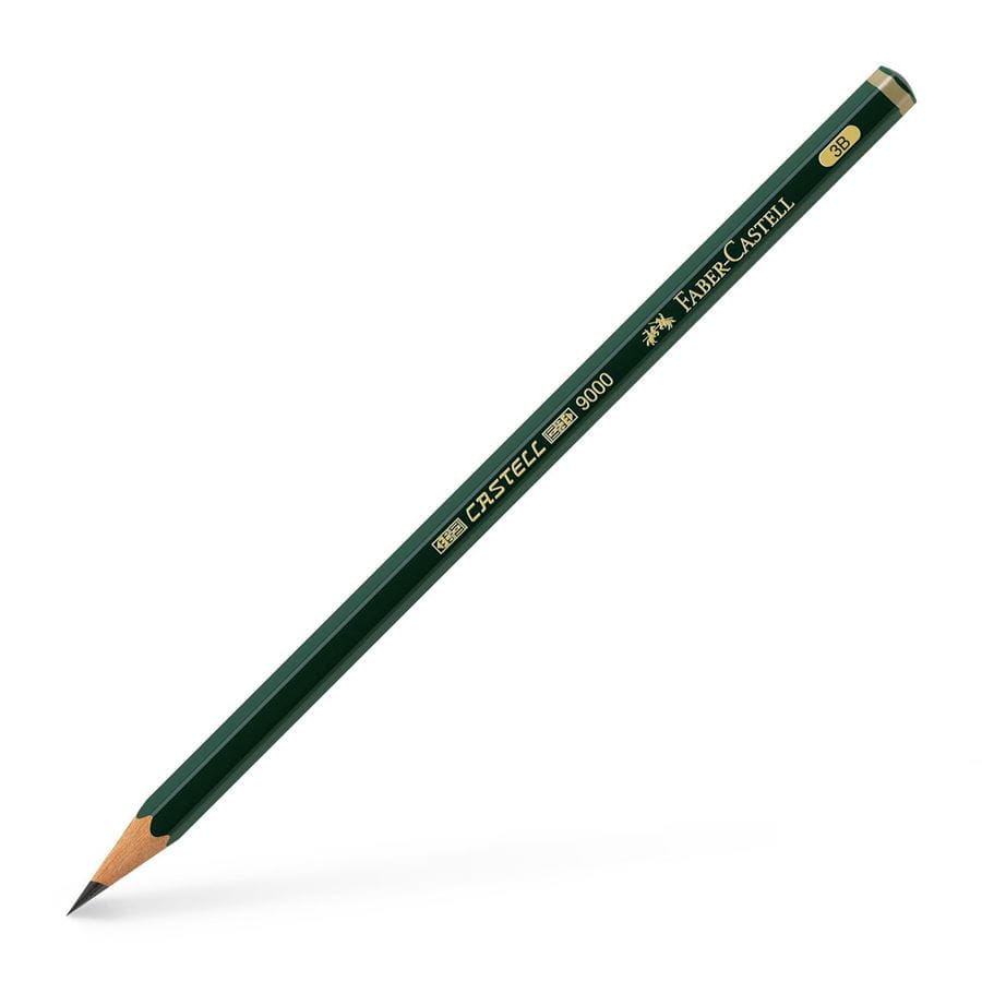 Faber-Castell - Crayon graphite Castell 9000 3B