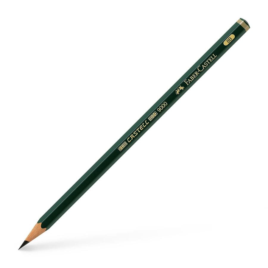 Faber-Castell - Crayon graphite Castell 9000 8B