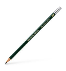 Faber-Castell - Crayon graphite Castell 9000 HB bout gomme