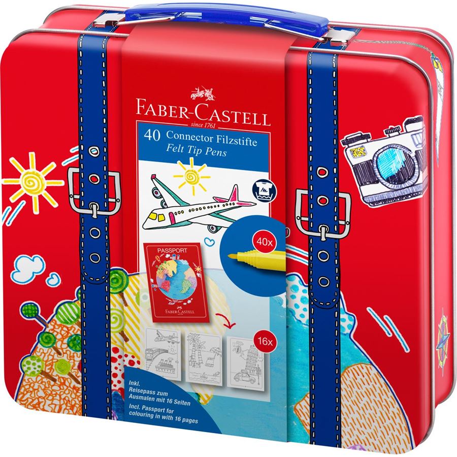Faber-Castell - Feutres Connector valise 40x