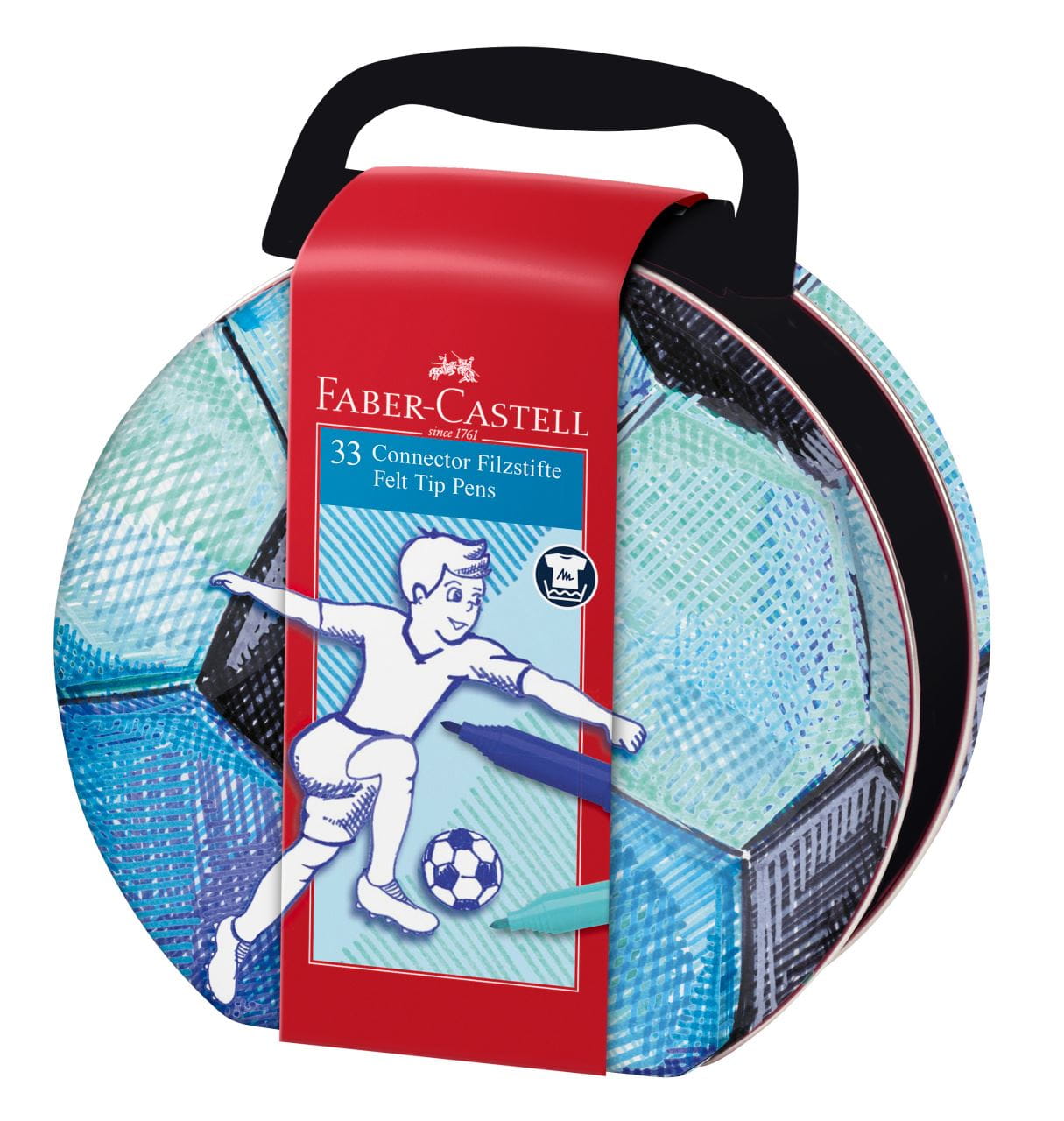 Faber-Castell - Feutre Connector valise Football