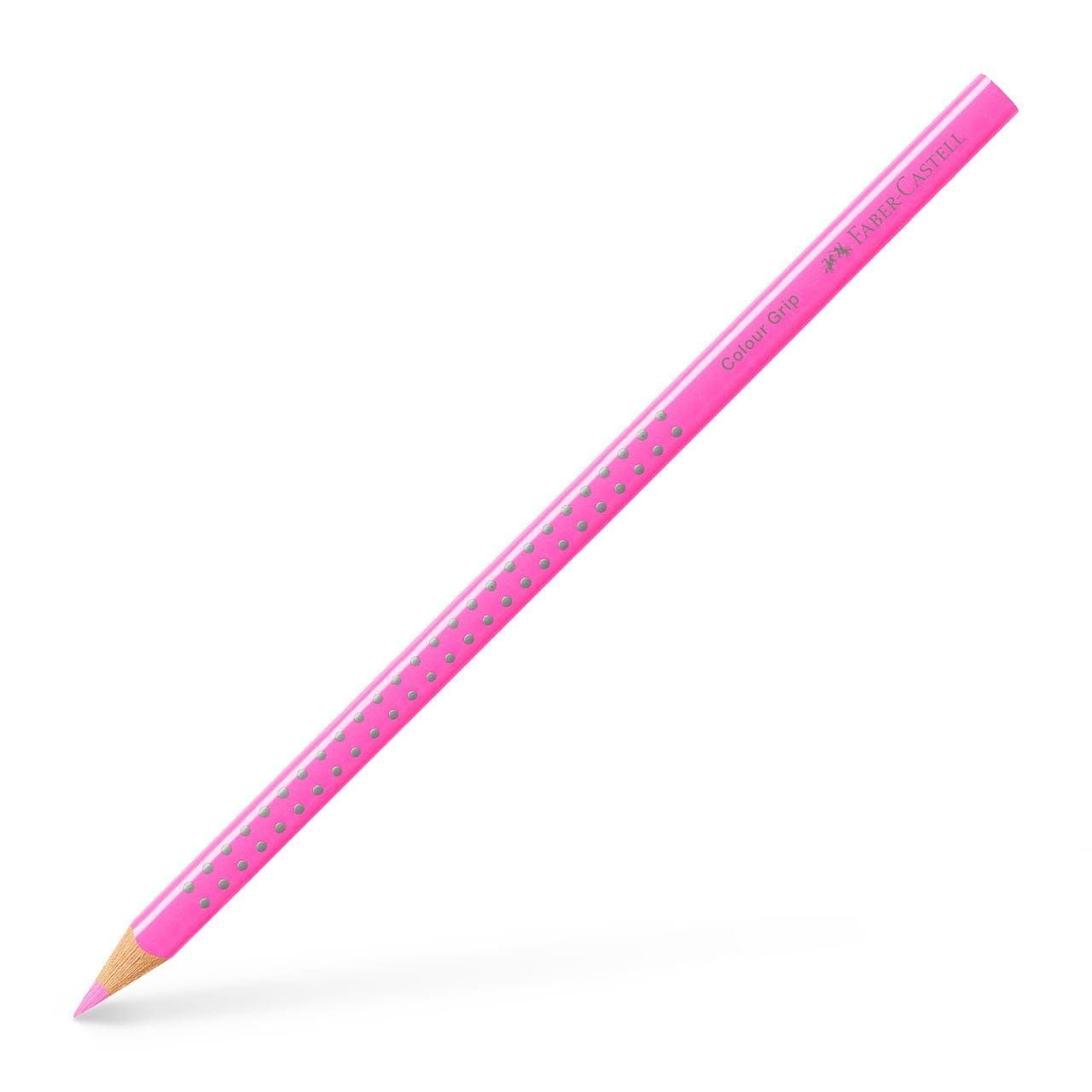 Faber-Castell - Crayon de couleur Colour Grip rose fluo