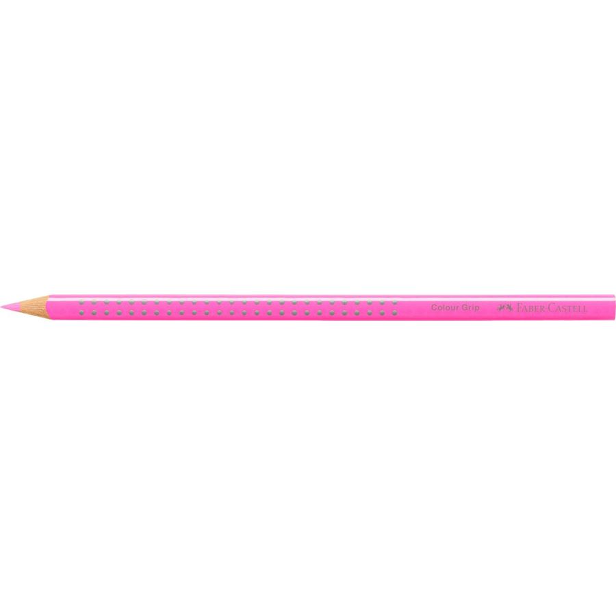 Faber-Castell - Crayon de couleur Colour Grip Rose fluo