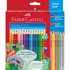 Faber-Castell - Set promotionnel Colour Grip 18+4+2