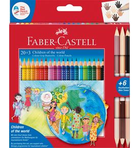 Faber-Castell - Colour Grip Enfants du Monde 20+3