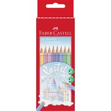 Faber-Castell - Crayon de couleur pastel étui de 10