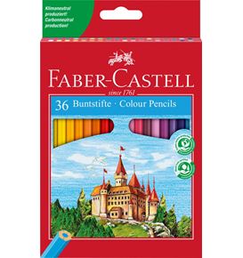 Faber-Castell - Crayon de couleur Castle étui de 36