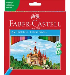 Faber-Castell - Crayon couleur Castle étui de 48