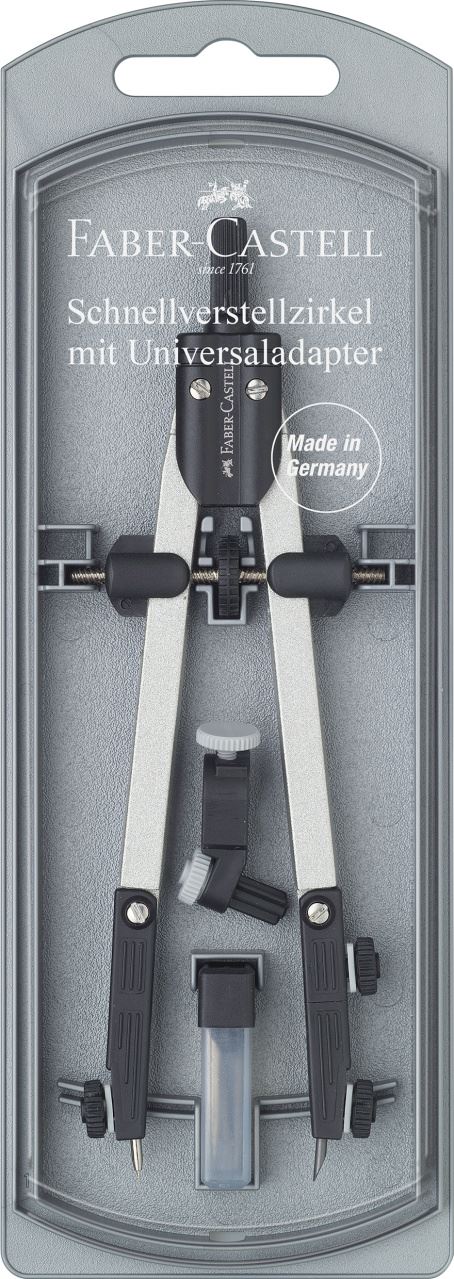 Faber-Castell - Compas à réglage instantané 3.5mm