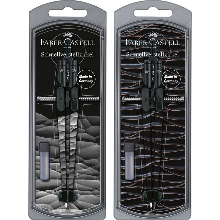 Faber-Castell - Compas à réglage instantané Boys 2021