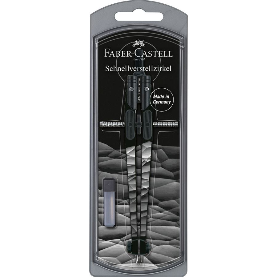 Faber-Castell - Compas à réglage instantané Boys 2021