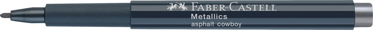 Faber-Castell - Marqueur Metallics, couleur asphalt cowboy