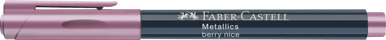 Faber-Castell - Marqueur métallisé, couleur berry nice
