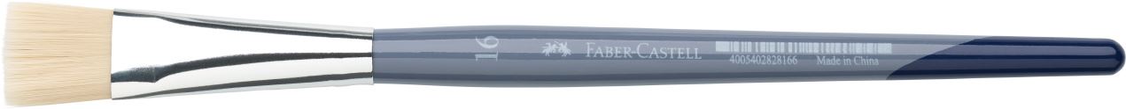 Faber-Castell - Pinceau plat poils en soie synthétique taille: 16