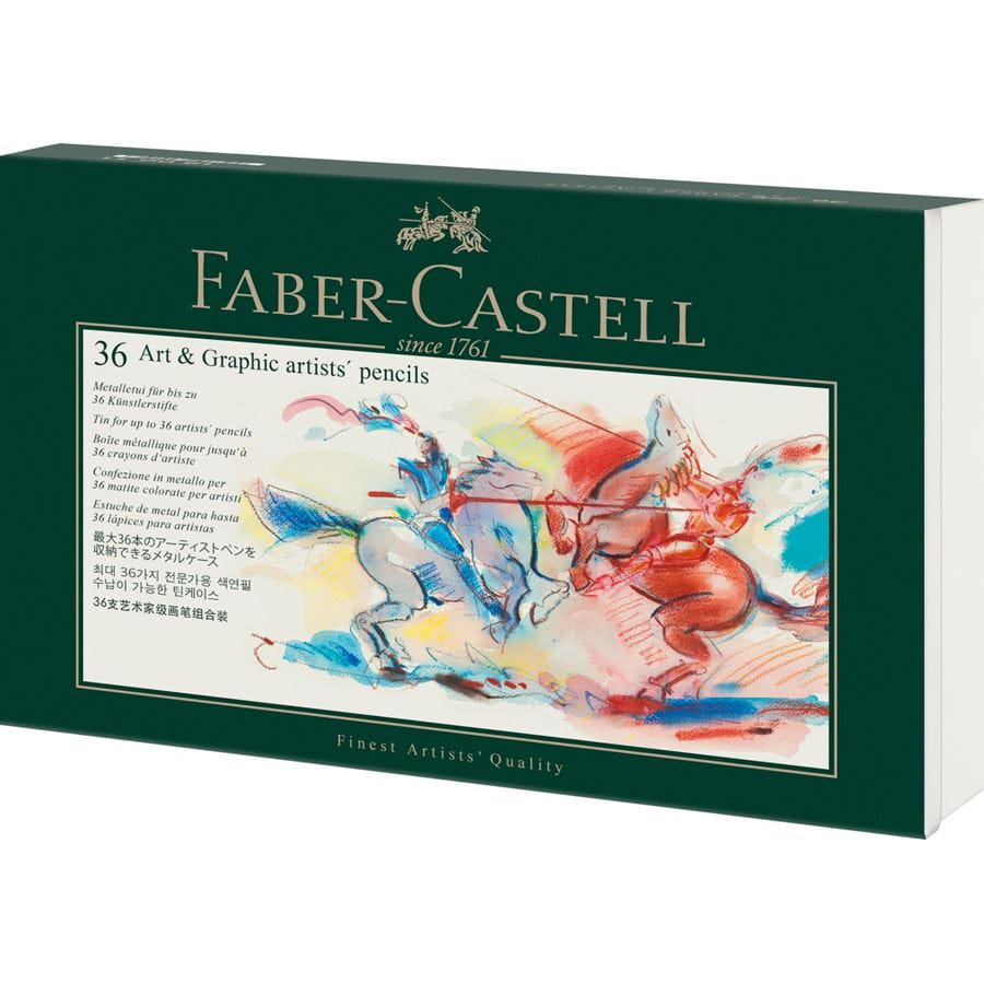 Faber-Castell - Beaux-Arts boîte de 36 y compris les incrustations, vide