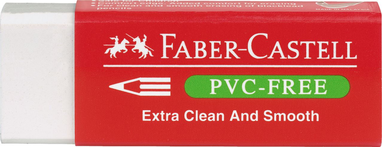Faber-Castell - Gomme sans PVC avec fourreau