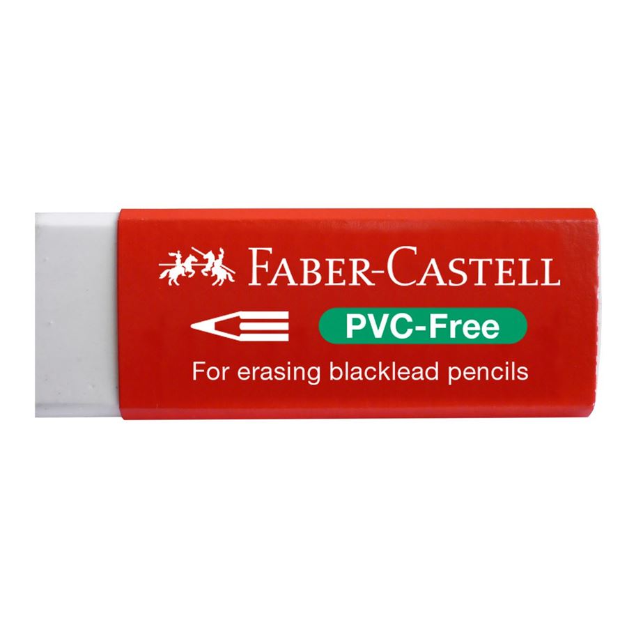 Faber-Castell - Gomme sans PVC avec fourreau
