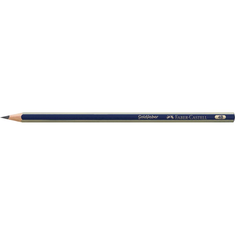 Faber-Castell - Crayon graphite Goldfaber 1221 4B