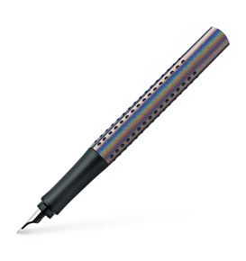 Faber-Castell - Stylo-plume Grip Edition Glam F silver