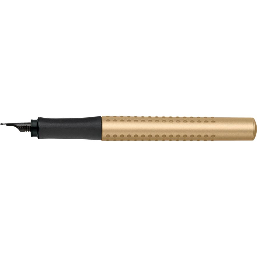 Faber-Castell - Stylo-plume Grip Edition, largeur de plume M, or