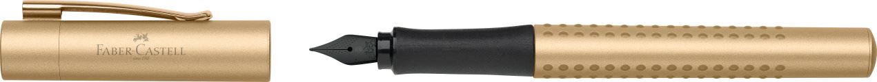 Faber-Castell - Stylo-plume Grip Edition, largeur de plume B, or