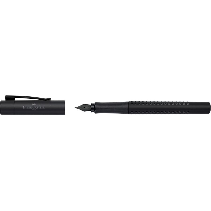 Faber-Castell - Stylo-plume Grip Edition, largeur de plume B, all black