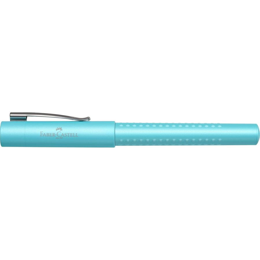 Faber-Castell - Stylo-plume Grip Pearl Ed. M turquoise