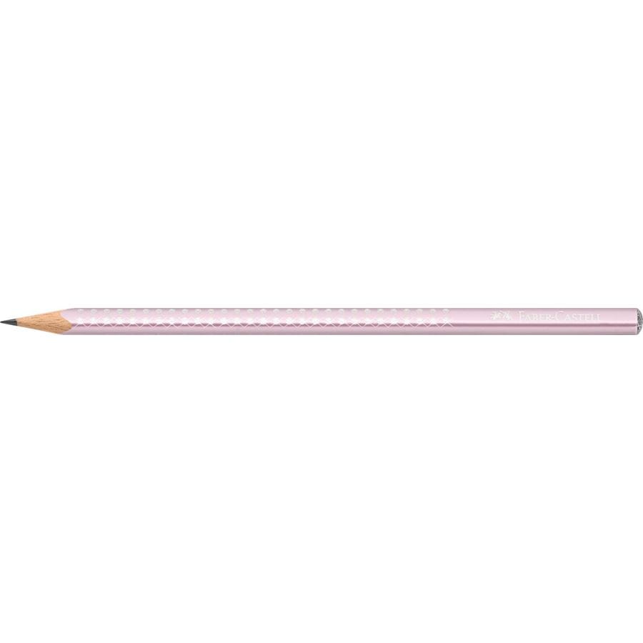 Faber-Castell - Crayon graphite Sparkle rose metallic