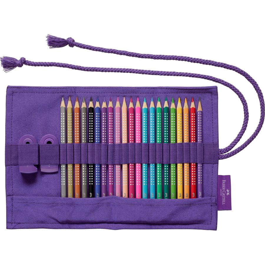 Trousse crayons couleur Sparkle 20x +acc