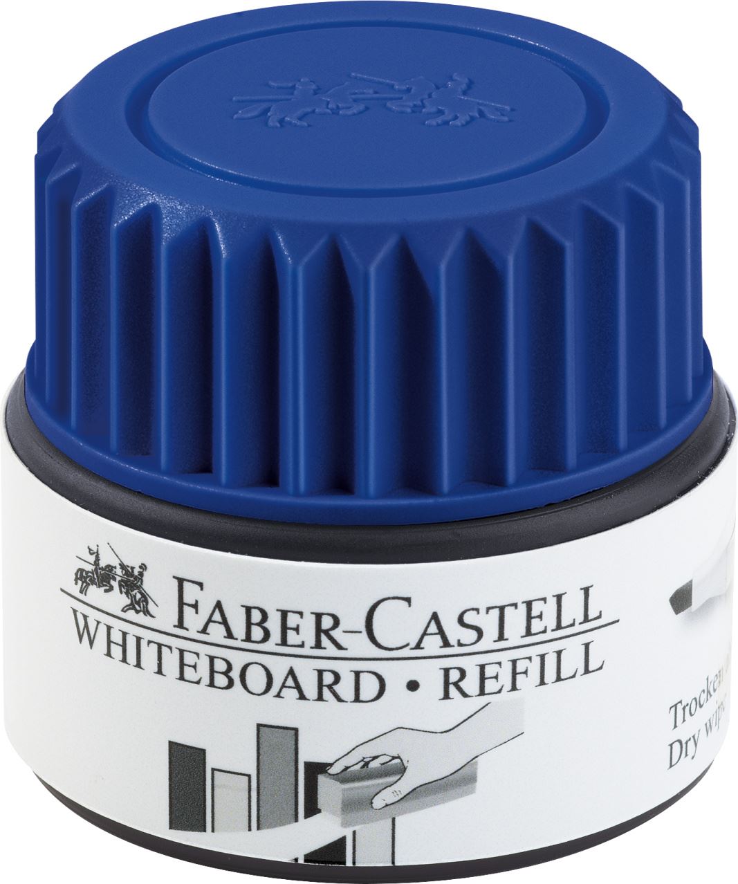 Faber-Castell - Encrier recharge tableau blanc 1584 bleu