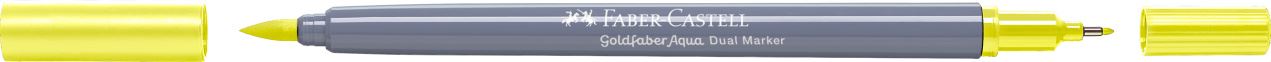 Faber-Castell - Goldfaber Aqua Double Pointe, jaune cadmium citron