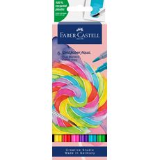 Faber-Castell - Goldfaber Aqua Double Pointe, boîte de 6, Candy shop