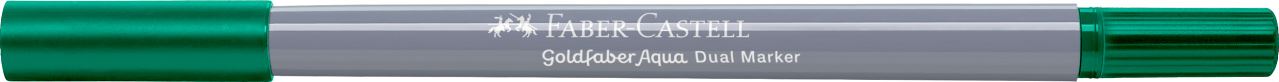 Faber-Castell - Goldfaber Aqua Double Pointe, vert phthalo foncé