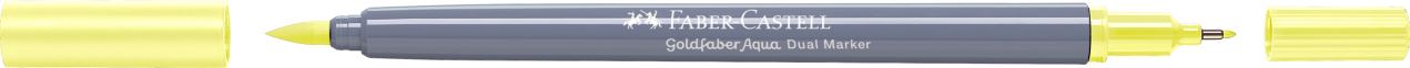 Faber-Castell - Goldfaber Aqua Double Pointe, jaune clair glacis