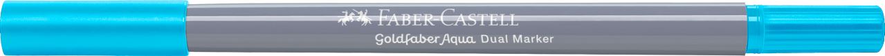 Faber-Castell - Goldfaber Aqua Double Pointe, bleu de manganèse
