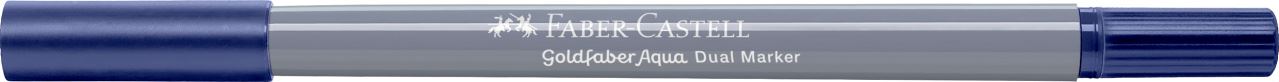 Faber-Castell - Goldfaber Aqua Double Pointe, bleu indanthrène