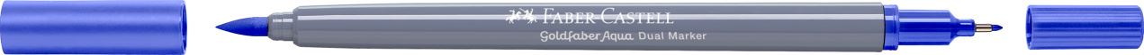 Faber-Castell - Goldfaber Aqua Double Pointe, bleu mer