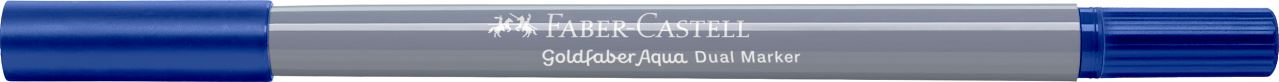 Faber-Castell - Goldfaber Aqua Double Pointe, bleu hélio rougeâtre