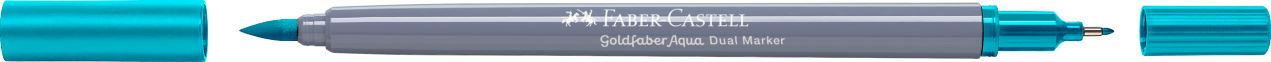 Faber-Castell - Goldfaber Aqua Double Pointe, turquoise cobalt clair